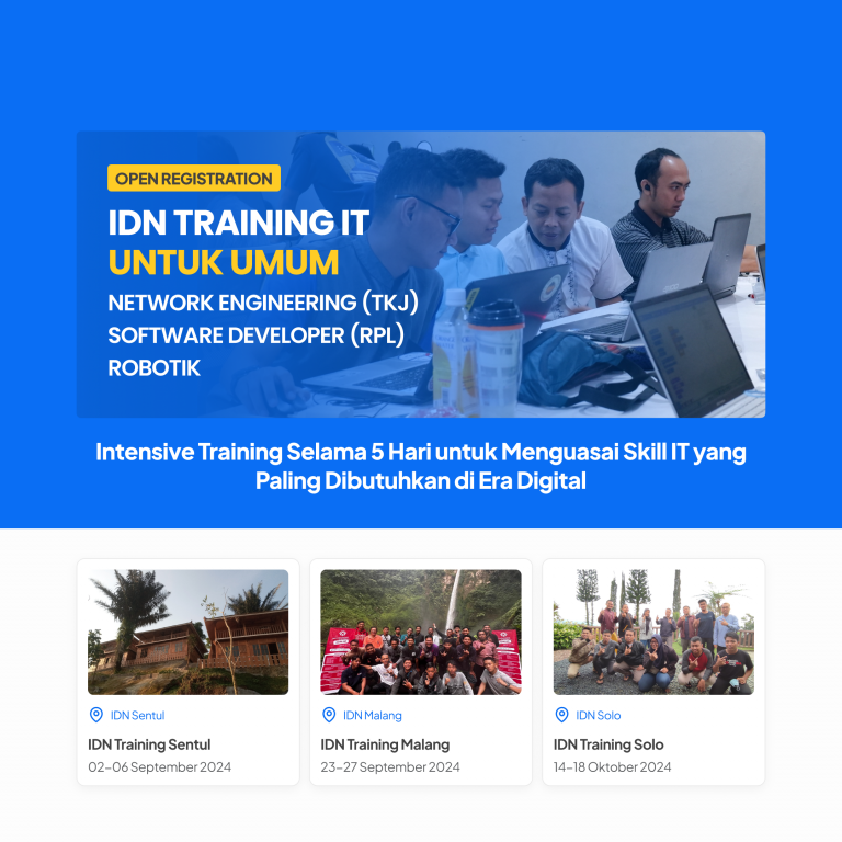 Idn Raj IDN Training - IDN Boarding School