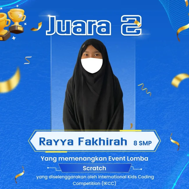 Santri IDN Boarding School Akhwat meraih Juara 2 di IKCC 2025