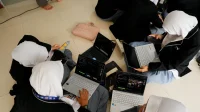 Santri IDN belajar jadi content creator di sekolah IT