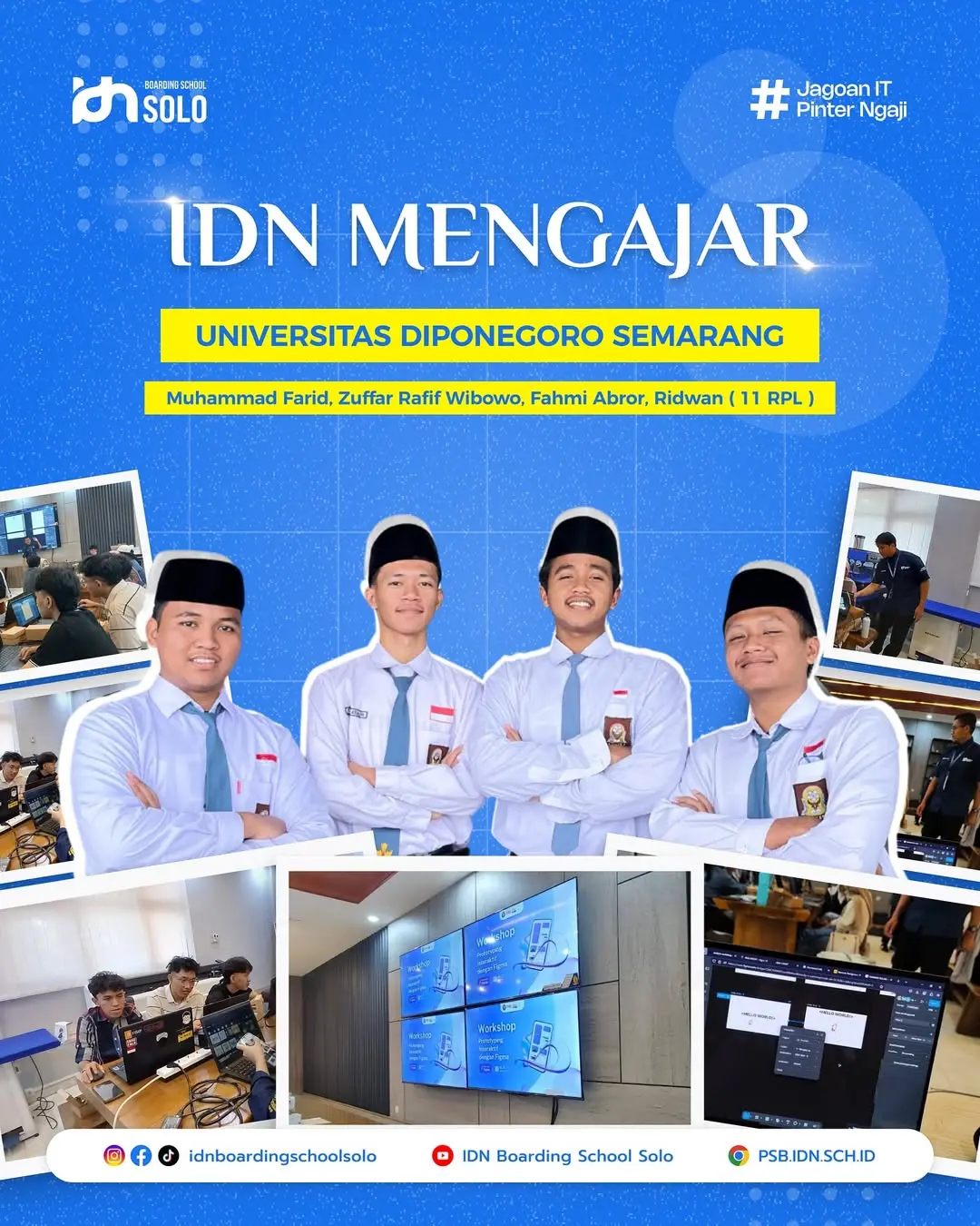 santri sekola it terbaik idn mengajar