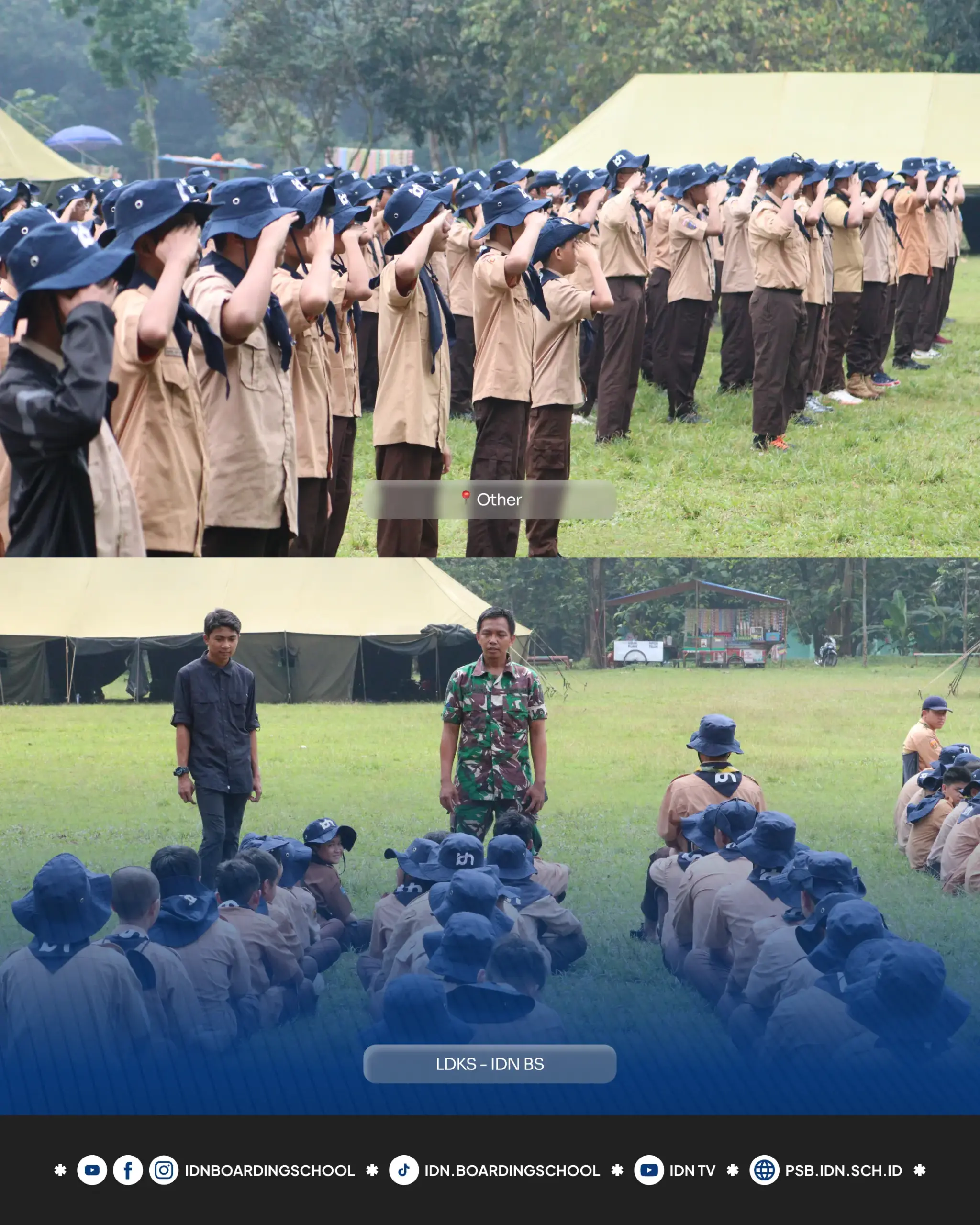 latihan kepemimpinan baris berbaris