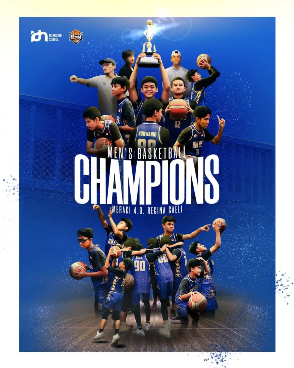 tim basket idn berprestasi bidang olahraga