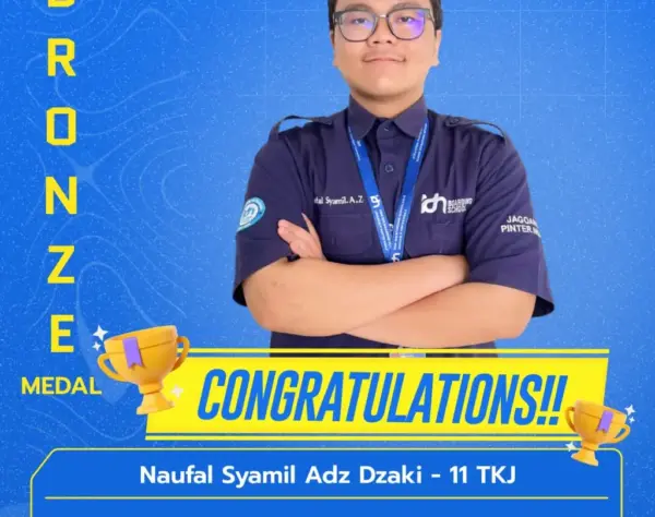 Naufal Syamil Adz Dzaki SMK IDN Solo Bronze Medal TECHTOPIA