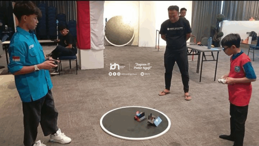 kompetisi robot sumo di rysc malaysia