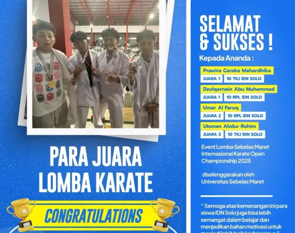 karate kid nih solo juara di universitas sebelas maret