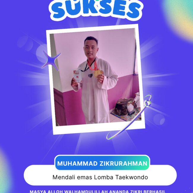 Santri SMK IDN Jonggol meraih Medali Emas Taekwondo di ajang Kemenpora