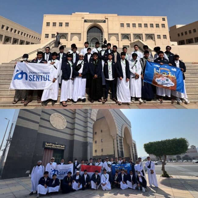 Siswa IDN Backpacker School coba sehari kuliah di luar negeri di Universitas Islam Madinah