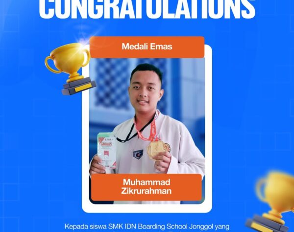 zikrurahman juara taekwondo kemenpora 2025