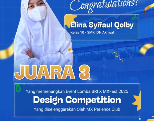 Sekolah SMK Jurusan DKV Juara Desain IDN Akhwat