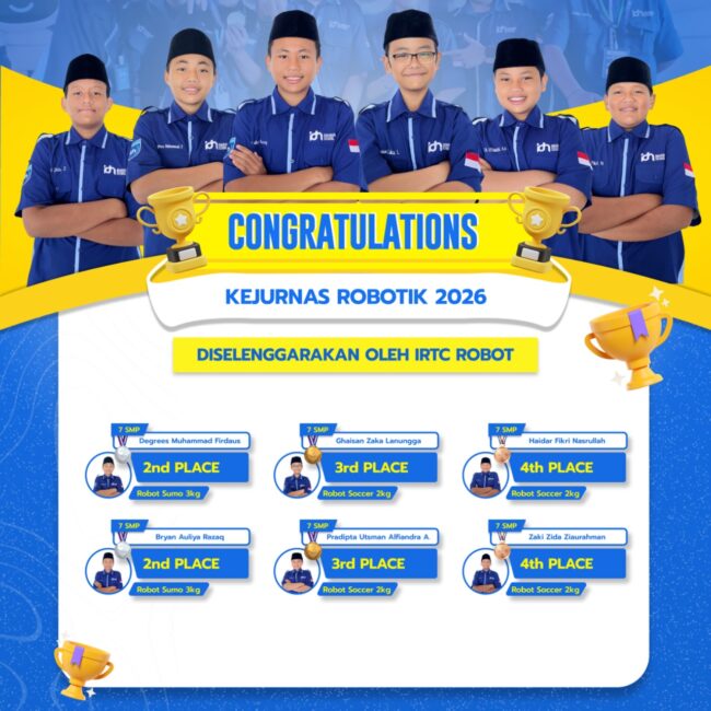 IDN Boarding School juara kejurnas robotik 2026