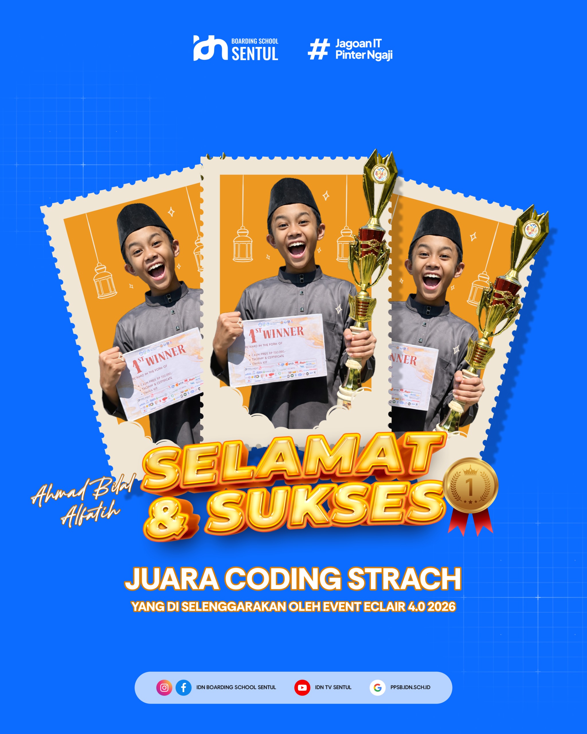 SMP IDN Juara 1 Coding Scratch IIBS Al Maahira Malang