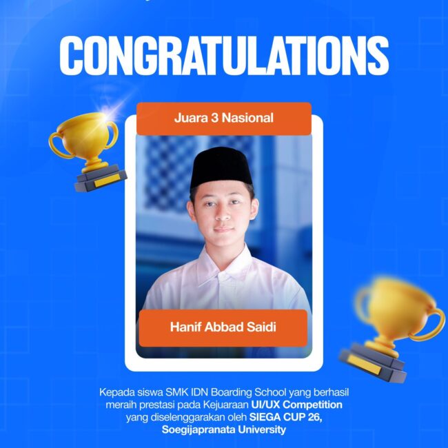 SMK IDN DKV Juara 3 Design UI/UX