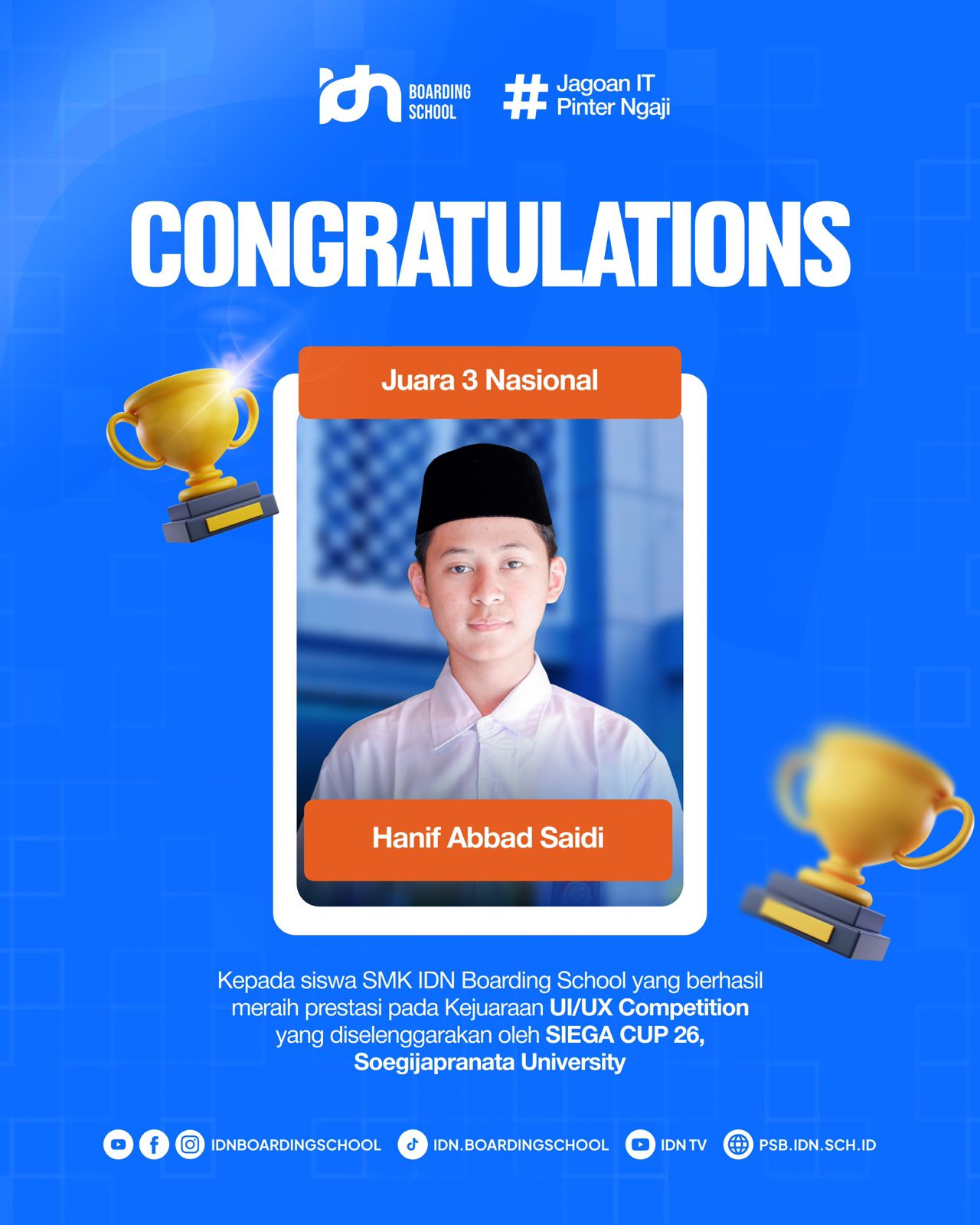 SMK IDN DKV Juara 3 Design UI/UX