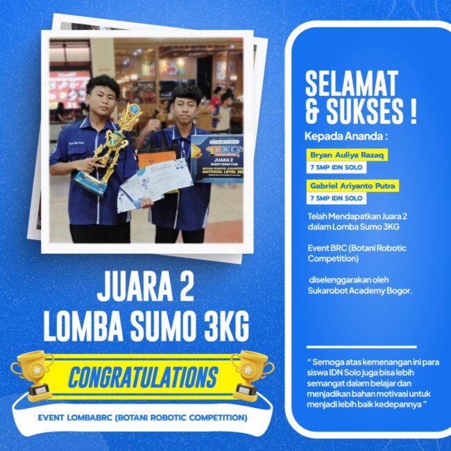 SMP IDN Solo Juara di BRC Bogor 2026