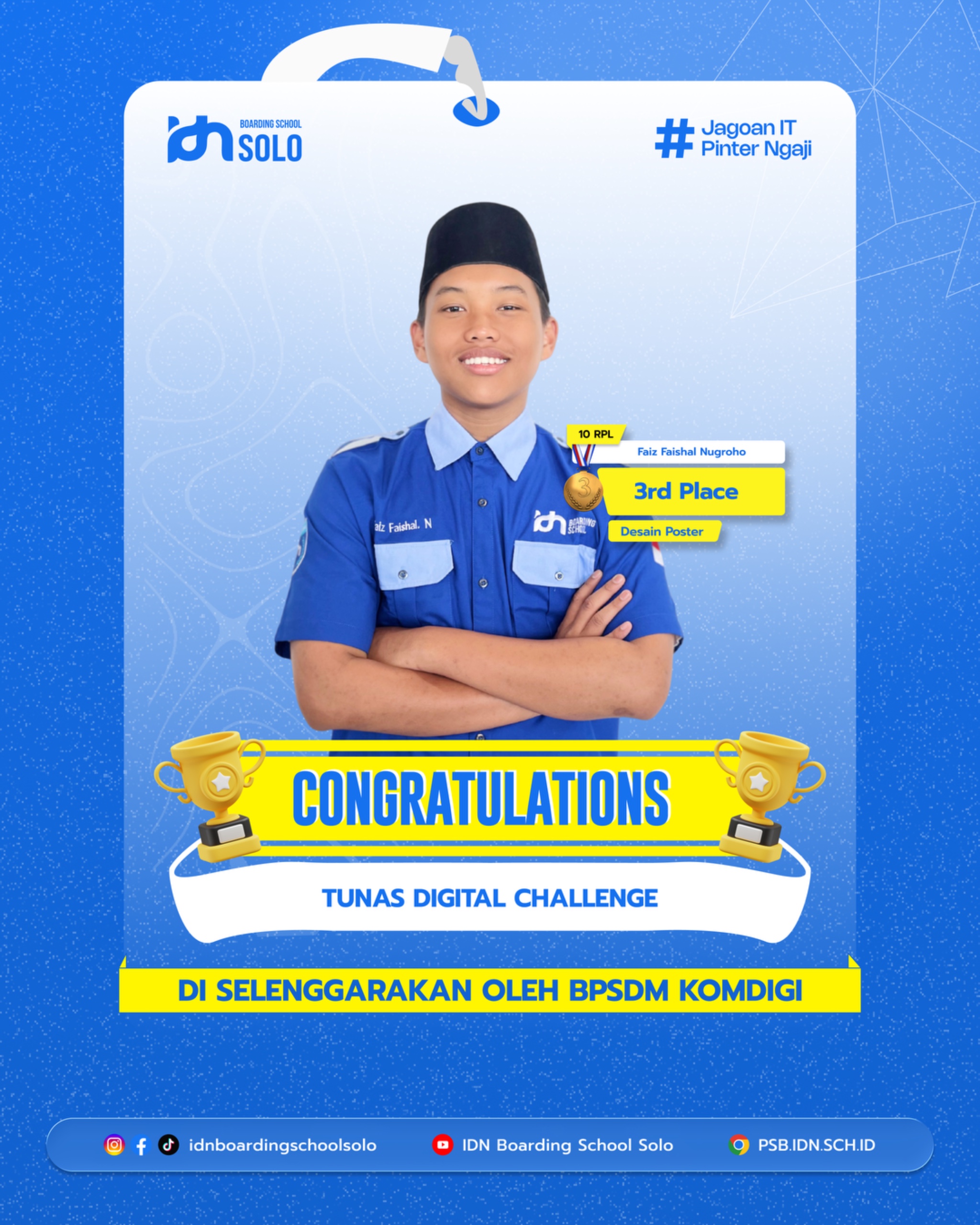 IDN Solo Juara Design Poster Komdigi