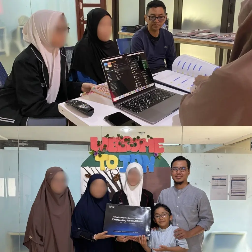 Penerimaan rapor dan presentasi siswa dalam bahasa Inggris IDN Bogor