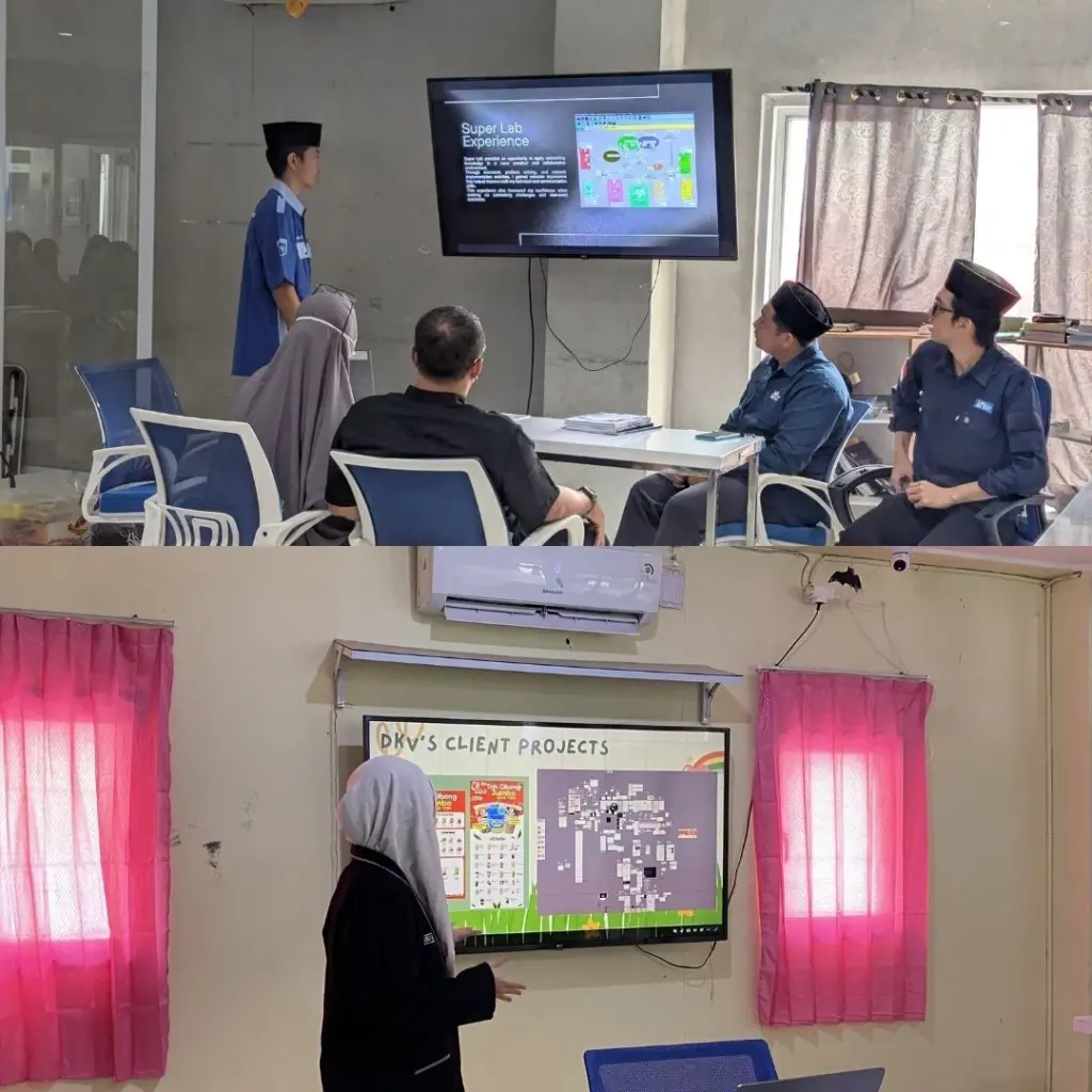 Penerimaan rapor dan presentasi siswa dalam bahasa Inggris IDN Bogor