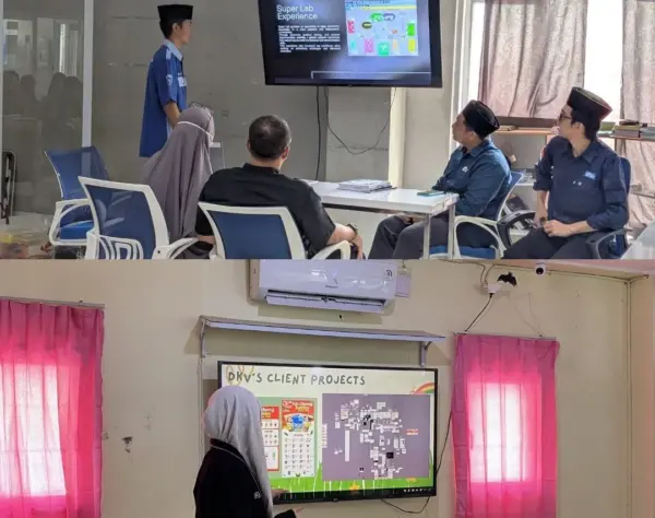 Penerimaan rapor dan presentasi siswa dalam bahasa Inggris IDN Bogor