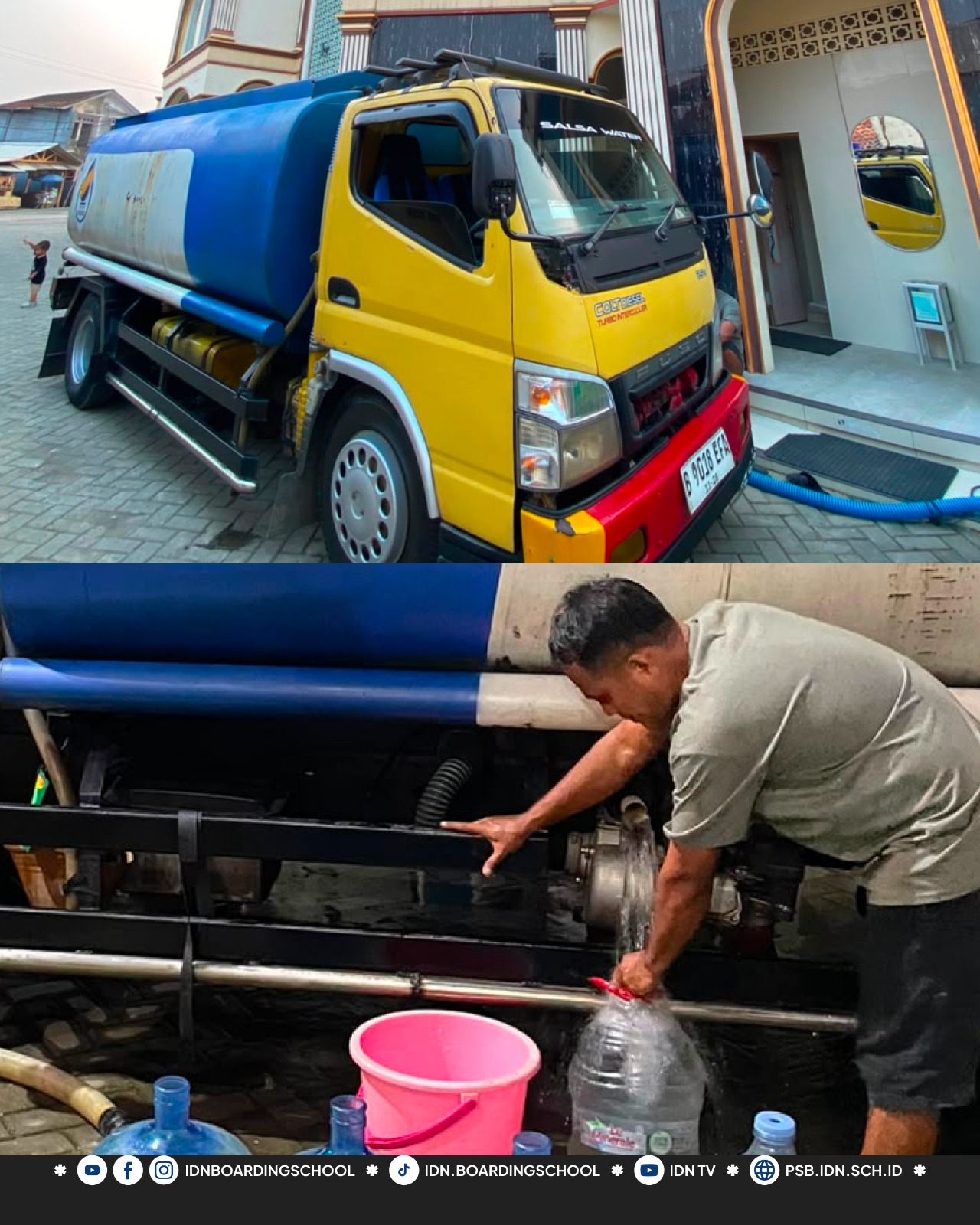 bantuan air bersih yayasan idn