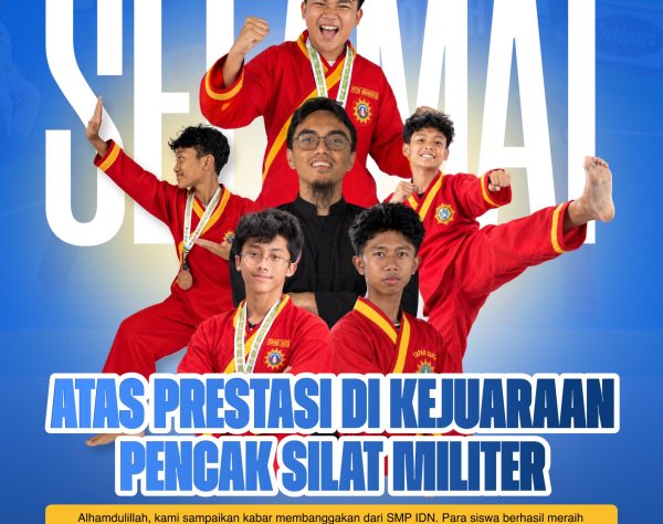 kejuaraan pencak silat nasional siswa smp idn juara
