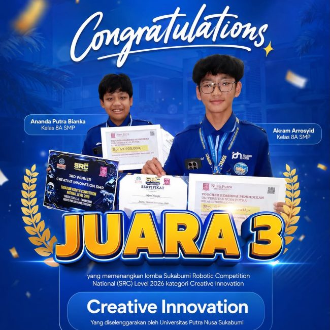 sekolah idn bogor juara robotik dan ai raih beasiswa