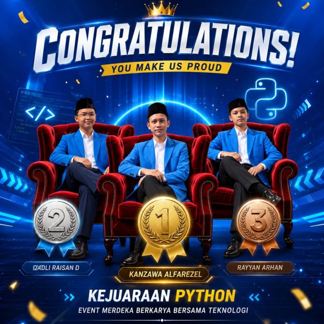 siswa smp idn juara lomba coding kategori phyton