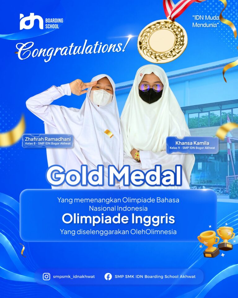 SMK IT Terbaik Bogor juara olimpiade bahasa inggris
